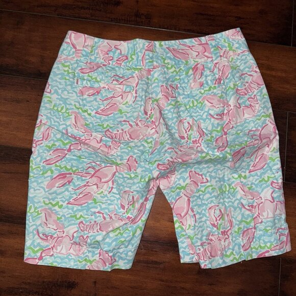 Lilly Pulitzer The Chipper Short Nautical Lobstah Roll Print Womens Size 0 - Picture 6 of 6